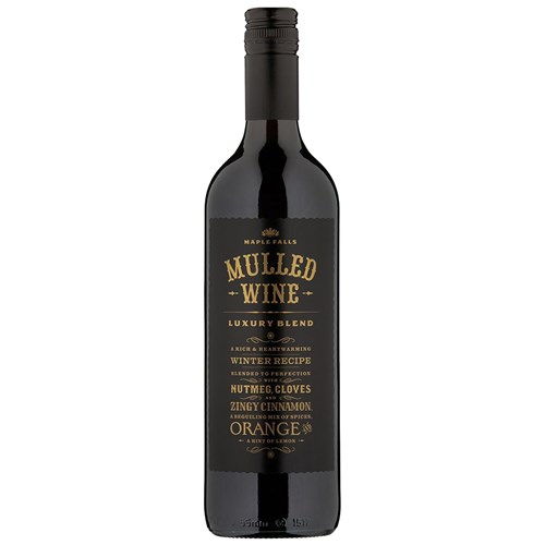 Mulled Wine, Maple Falls - Luxury Blend 75cl - Fast Shipping